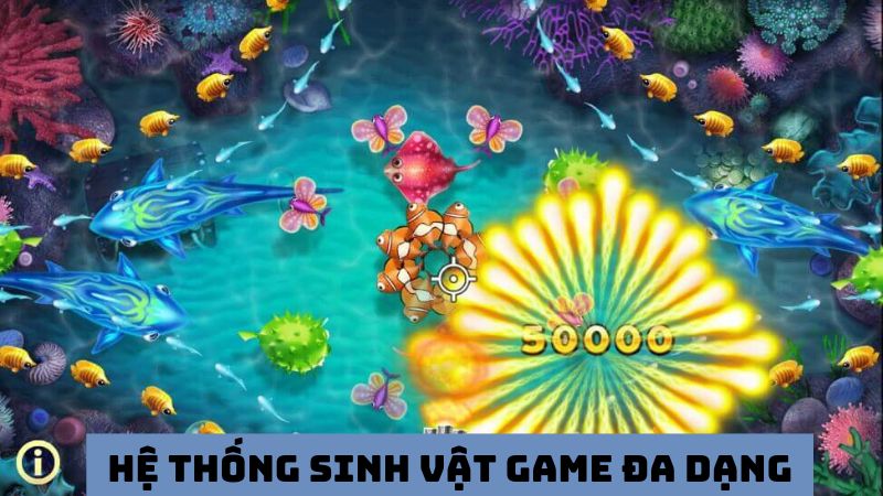 Hệ thống sinh vật đa dạng cùng tỷ lệ thưởng linh hoạt 