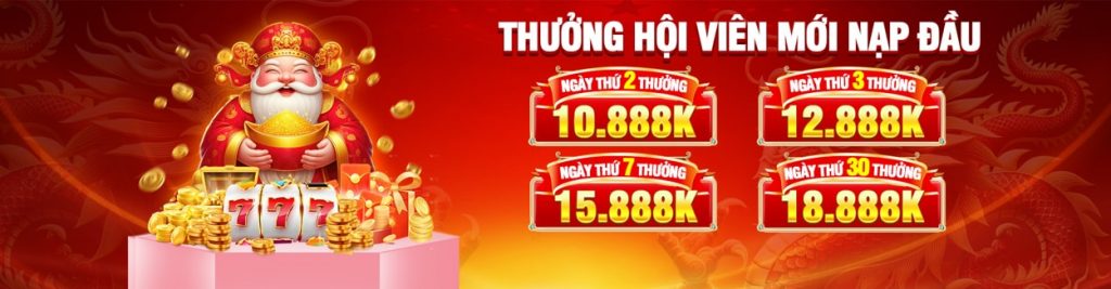 Thưởng hội viên mới nạp đầu gk88